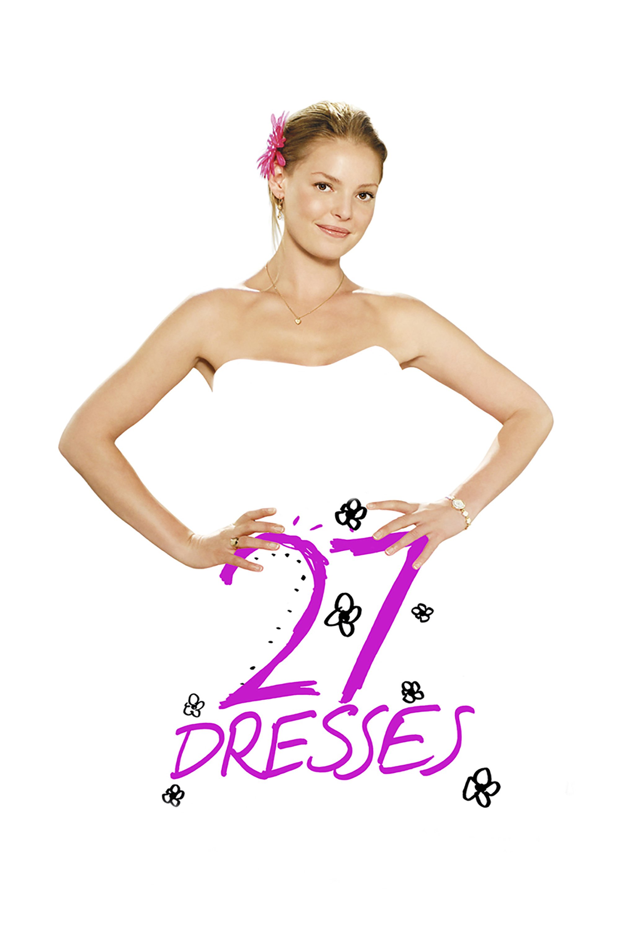 Poster for the movie "27 Dresses"