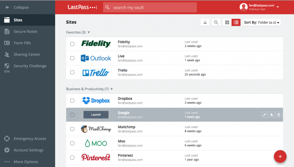 LastPass is now free for any device